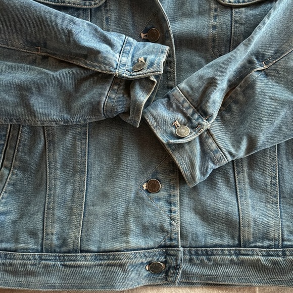 Vintage Denim and Toile Jacket - Picture 5 of 9